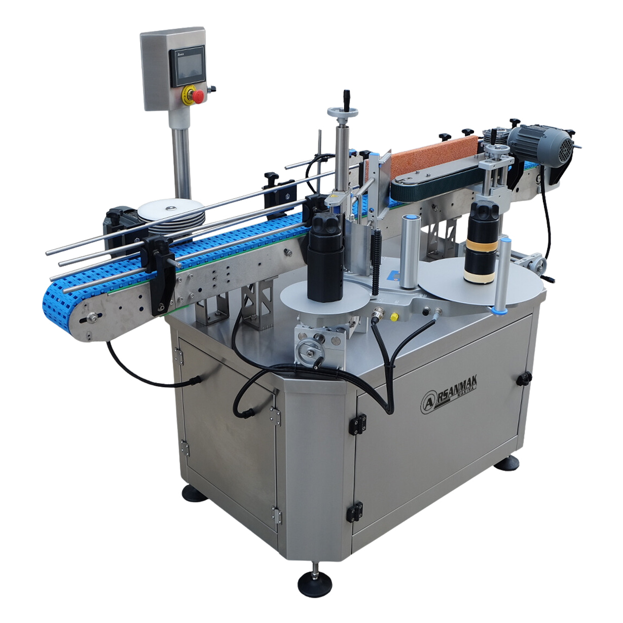 Machines à étiqueter les bouteilles rondes