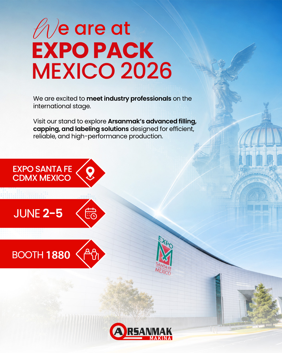 Arsanmak, EXPO PACK Mexico 2026 Fuarı’nda