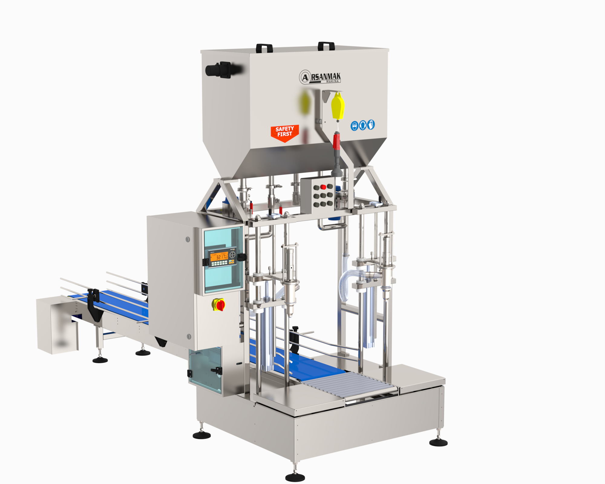 Yarı Otomatik Loadcell Dolum Makinesi