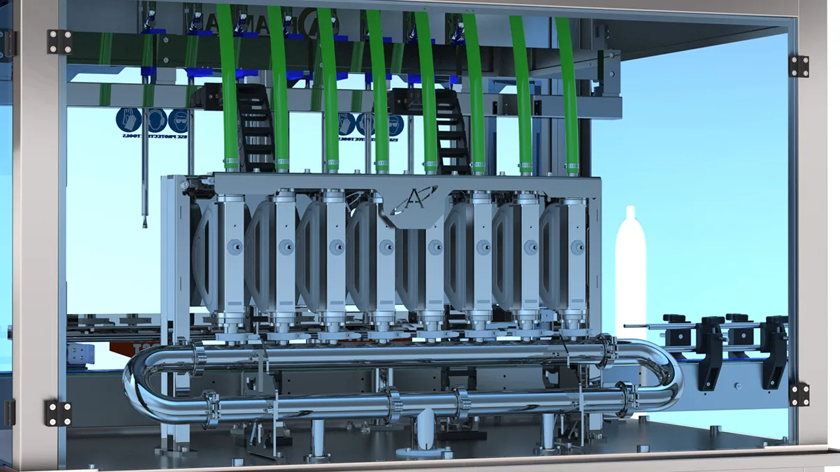 آلات التعبئة بـ flowmeter 4