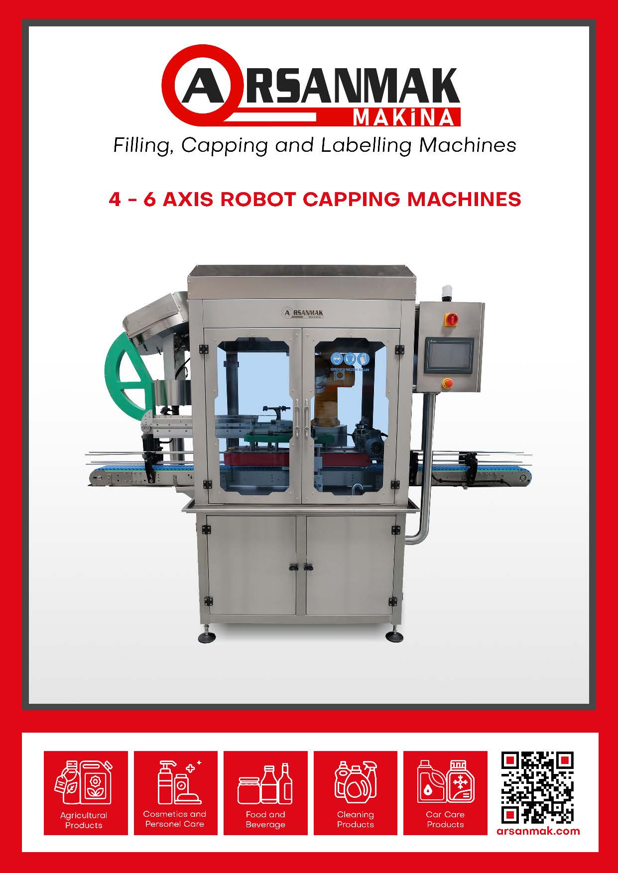 Robot capping machines